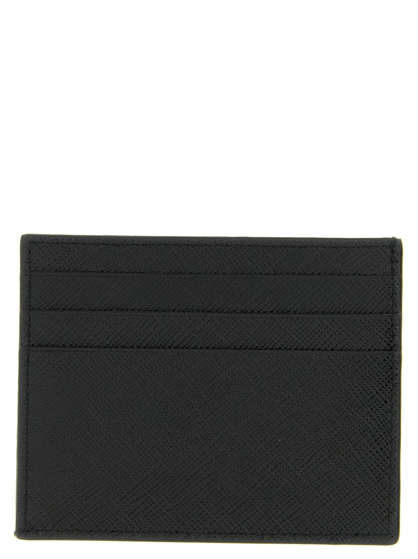Prada Logo Leather Card Holder