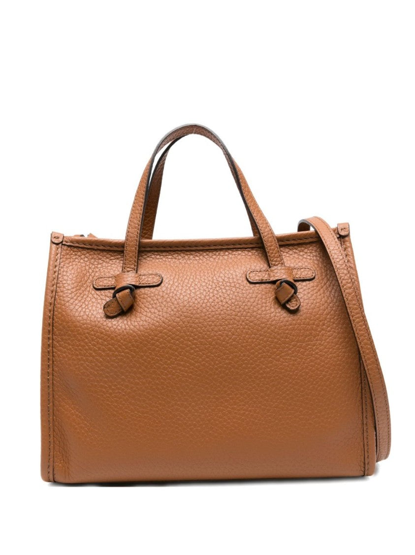 Gianni Chiarini Textured Calfskin Brown Shopper Bag