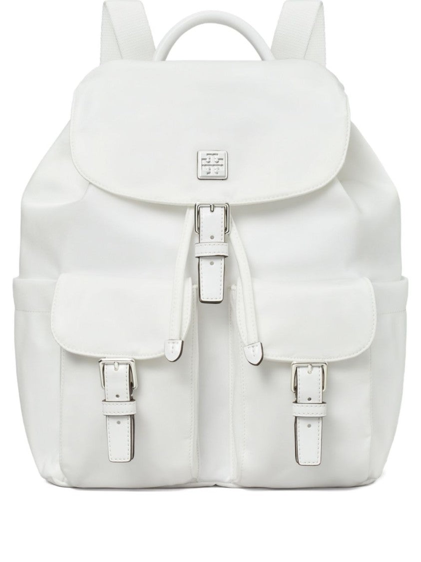Tory Burch Bucket Bag With Structured Silhouette And Adjustable Straps