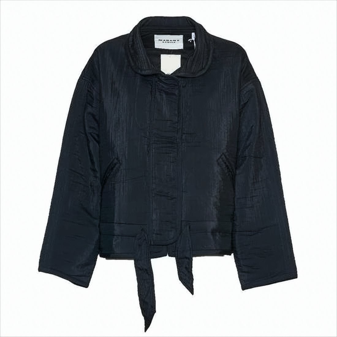 Isabel Marant Boxy Textured Jacket With Concealed Fastenings