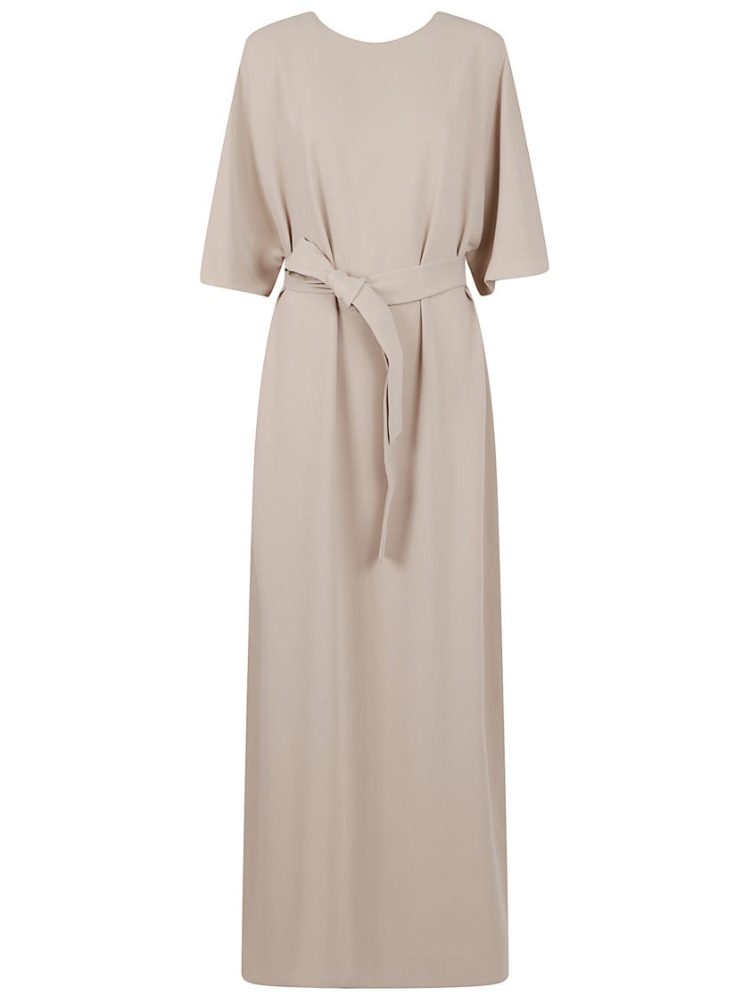Parosh Maxi Dress With Relaxed Silhouette