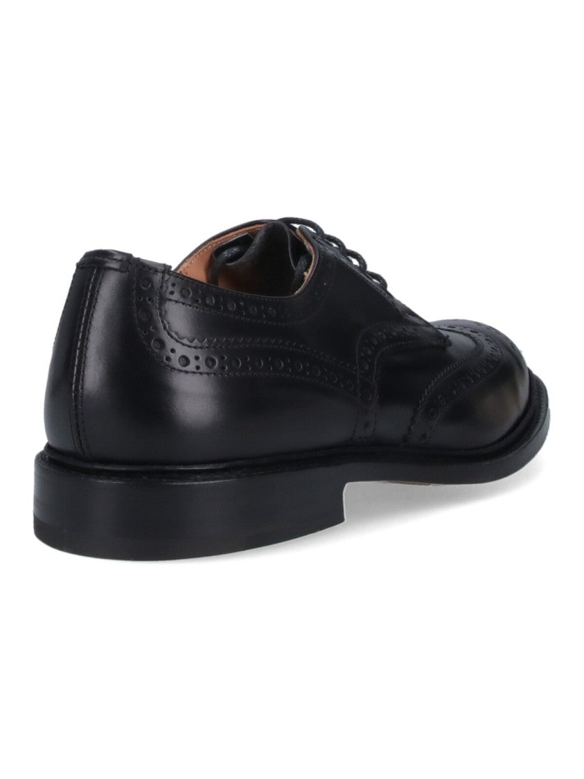 Tricker's "Bourton" Derby Shoes Black