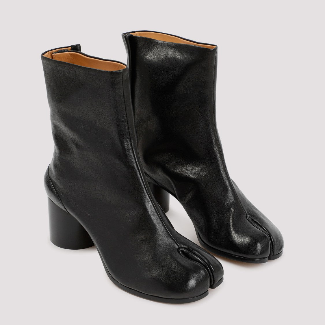 Maison Margiela Black Leather Tabi Boots