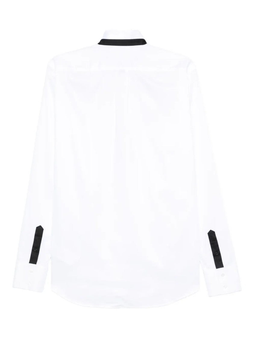 Karl Lagerfeld Tailored White Shirt With Structured Collar