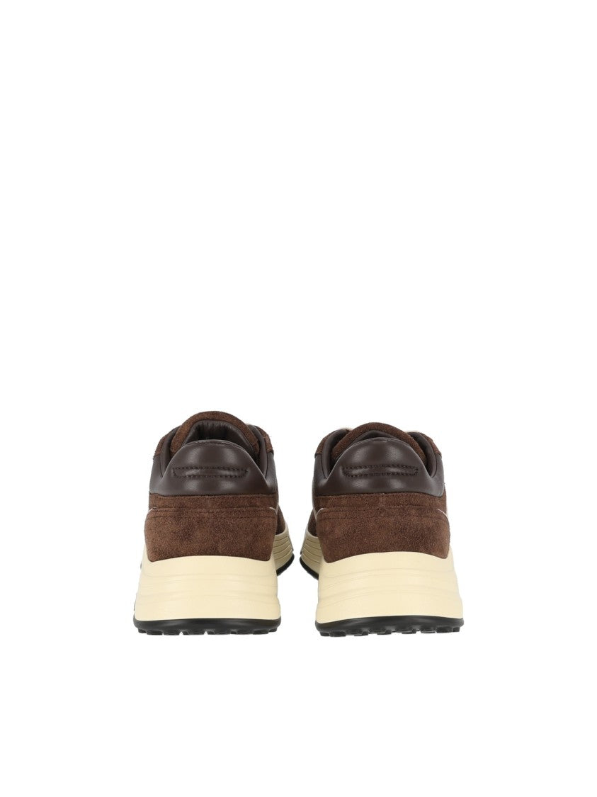 Hogan Brown Hyperlight Suede Sneakers