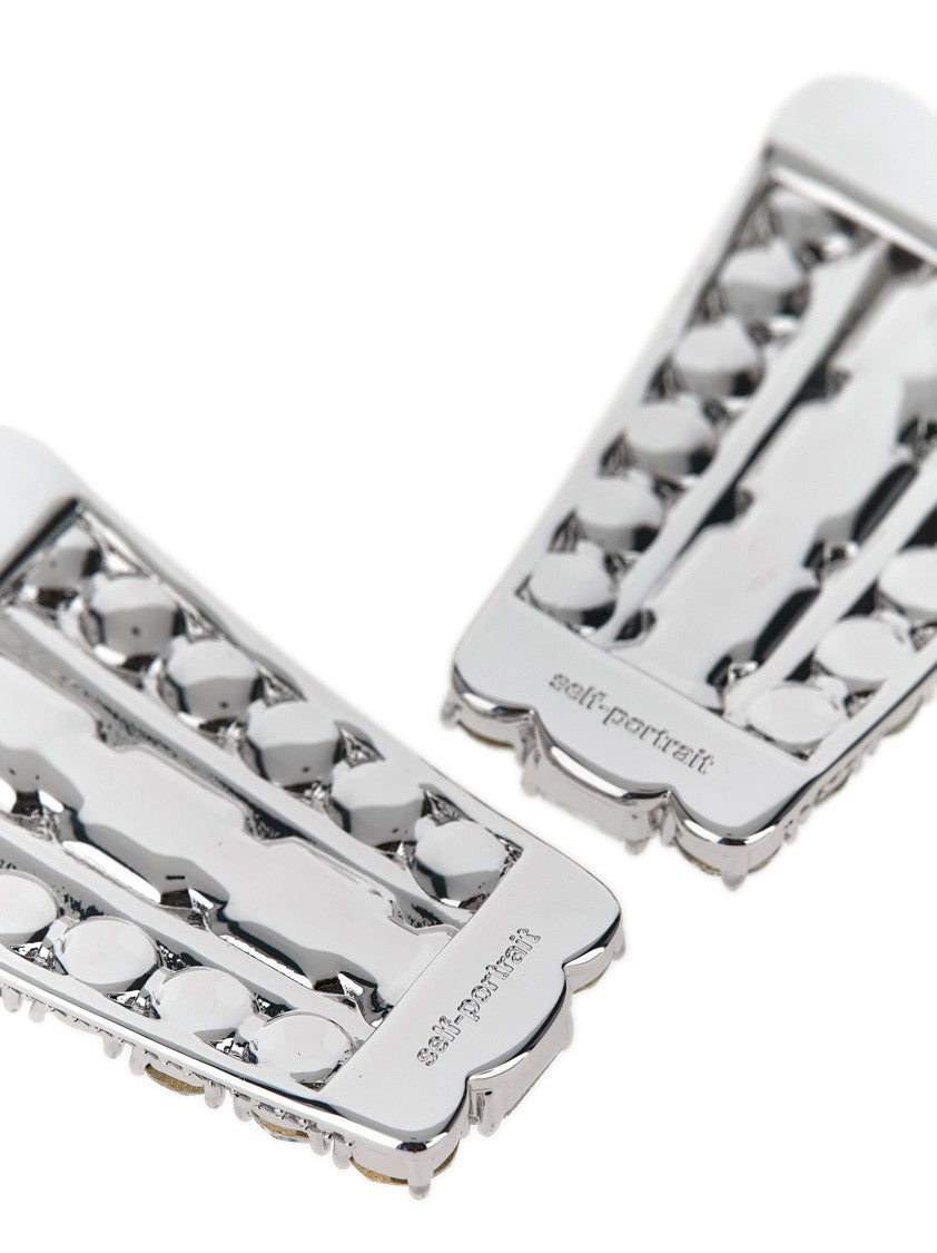 Self-Portrait 'Multi Crystal' Earrings