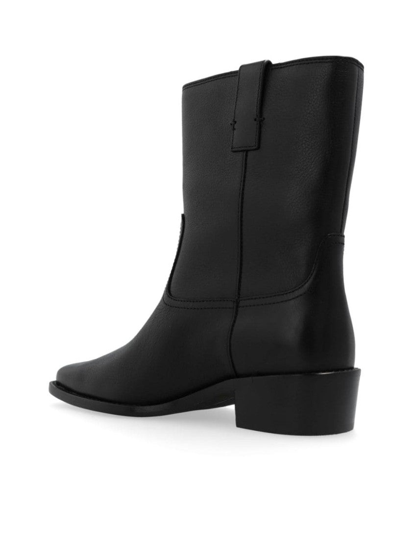 Tory Burch Black City Western Ankle Boot