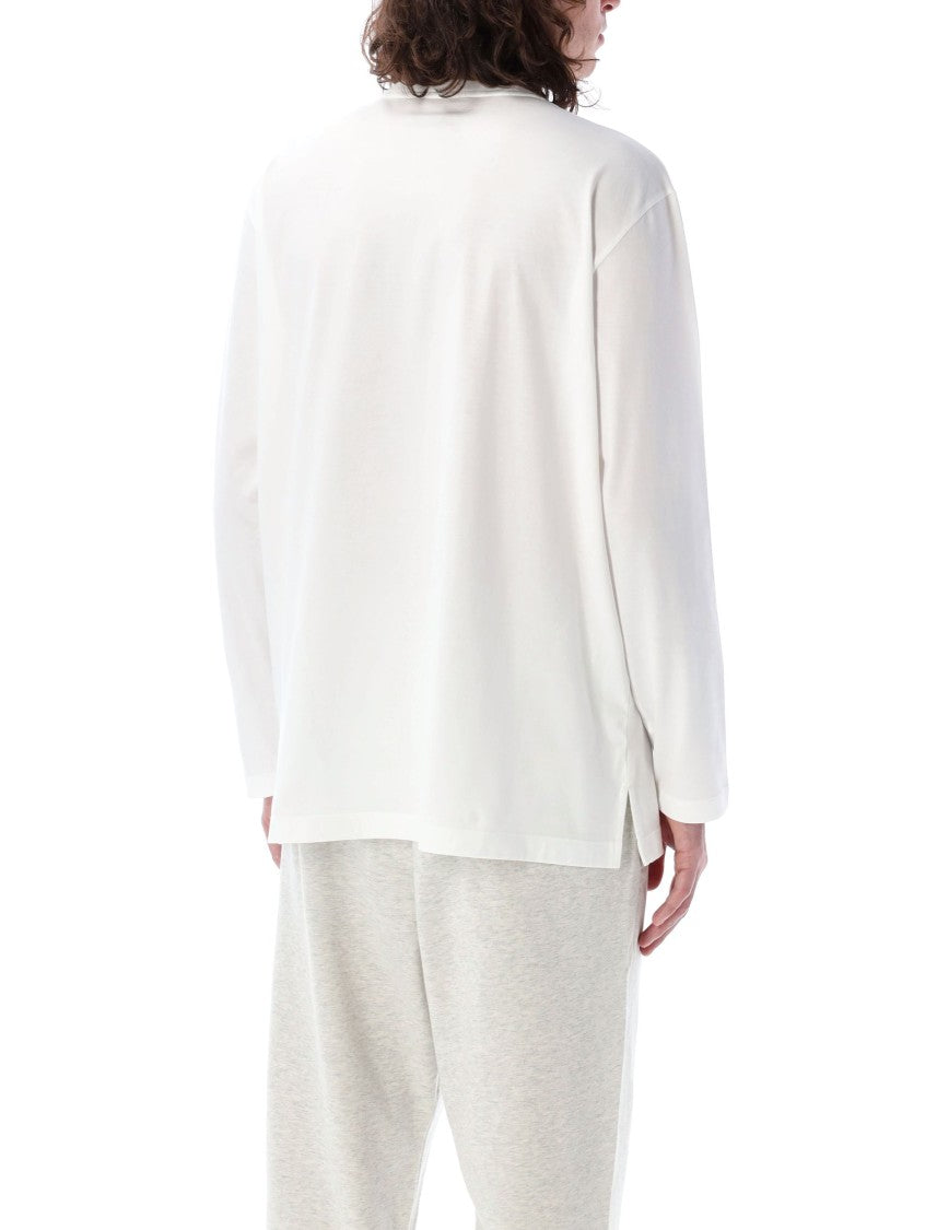 Y-3 Long Sleeve T-Shirt With Ribbed Neckline
