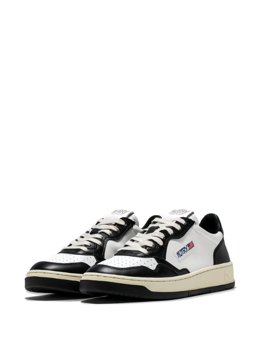 Autry White Leather Sneakers With Perforated Detailing