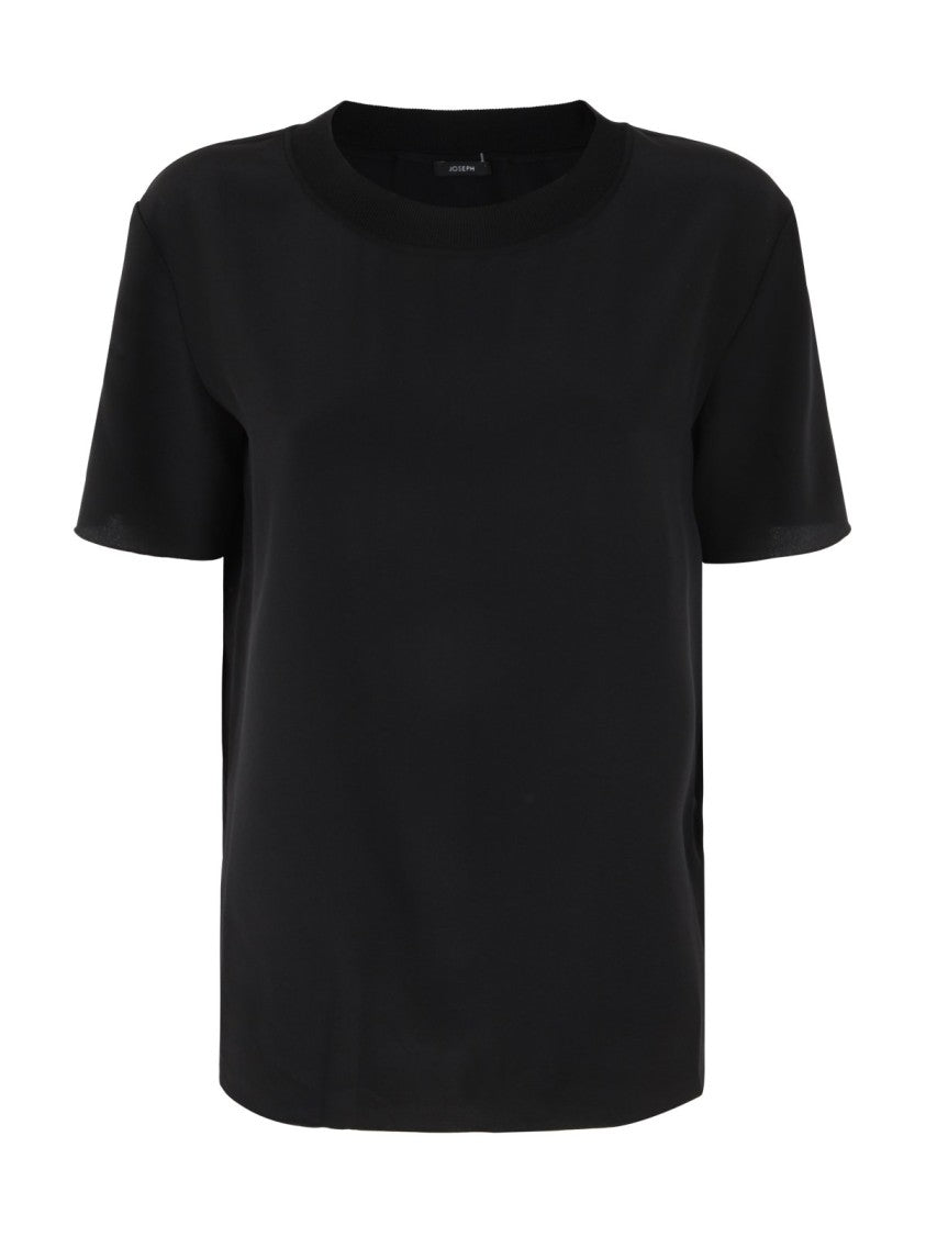 Joseph Silk Blouse With Short Sleeves