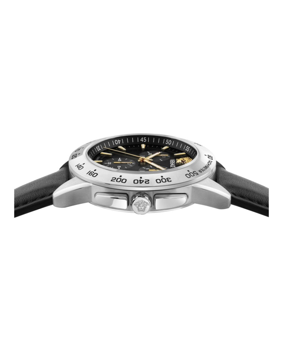 Versace V-Sport Chrono Leather Watch