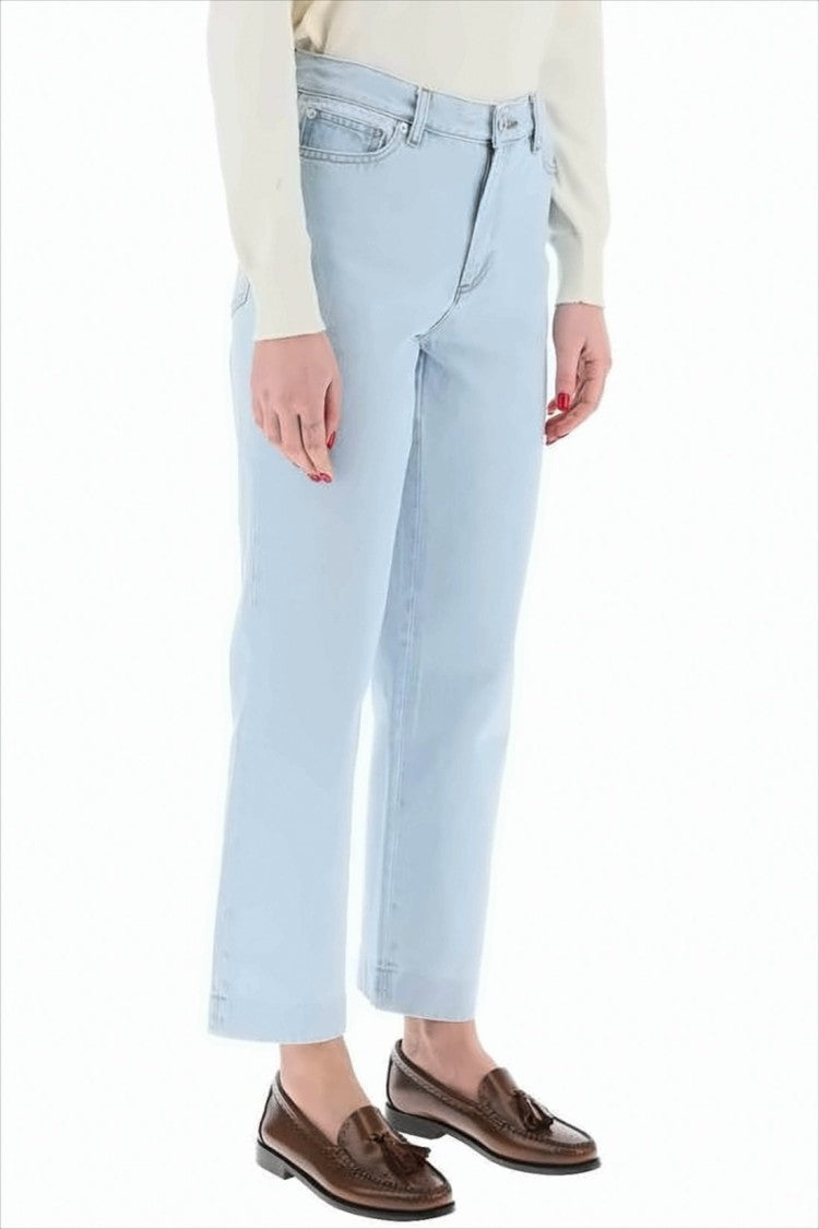 A.P.C. Light-Wash Cropped Denim Pants