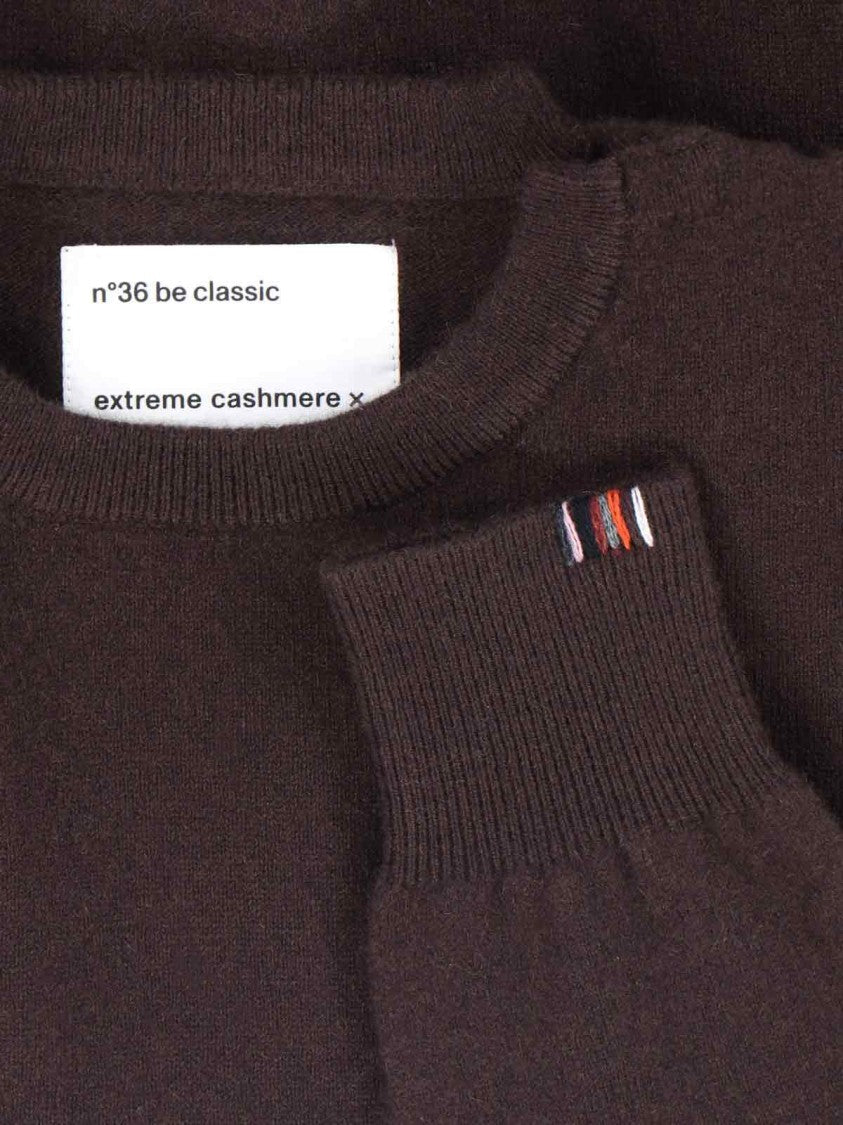 Extreme Cashmere N°36 Be Classic Sweater – Brown