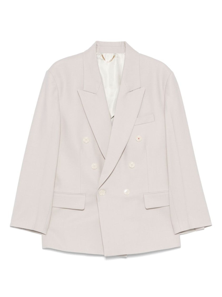 Victoria Beckham Tailored Double-Breasted Jacket With Unique Belt Detail