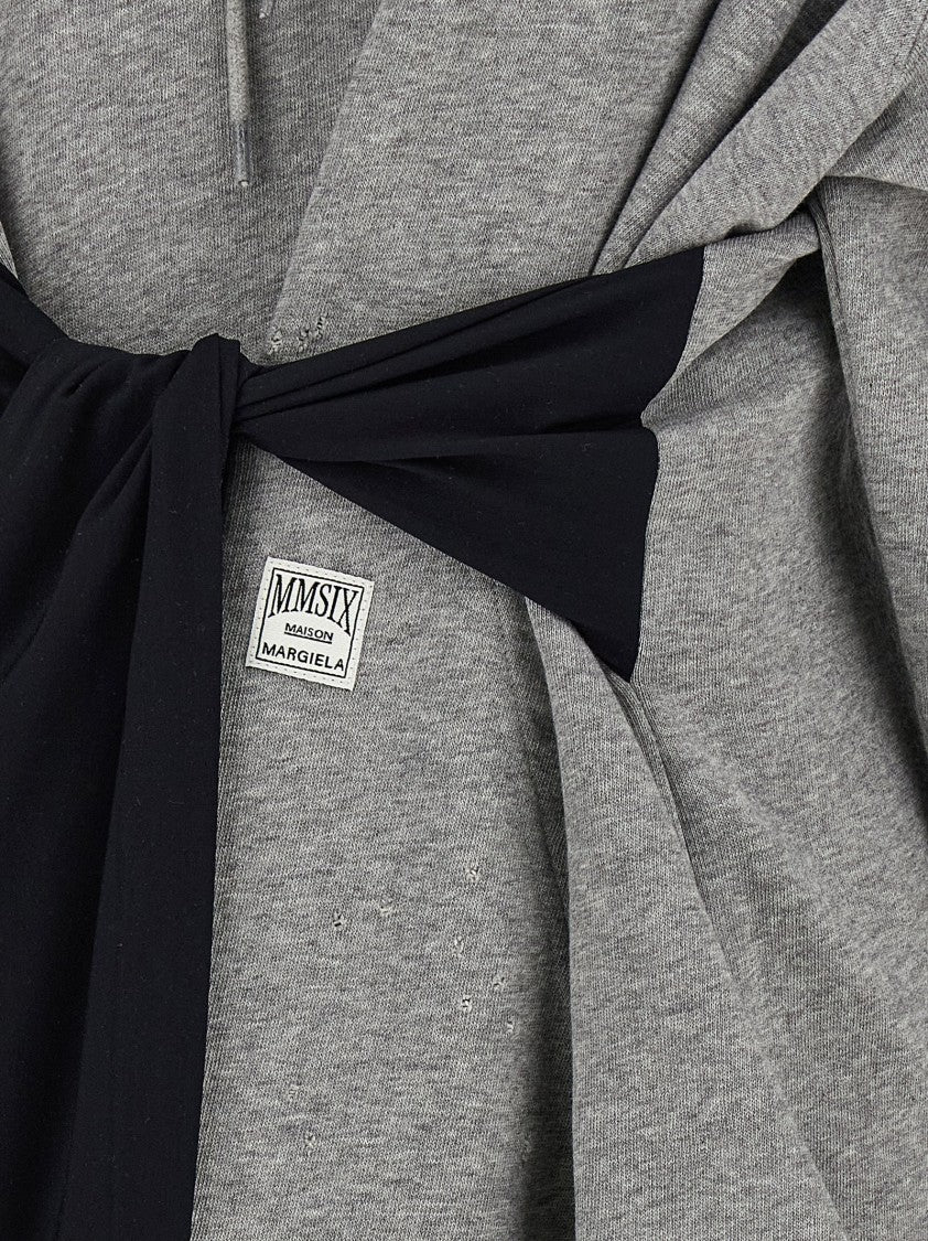 Mm6 By Maison Margiela Hoodie Dress With Gloves