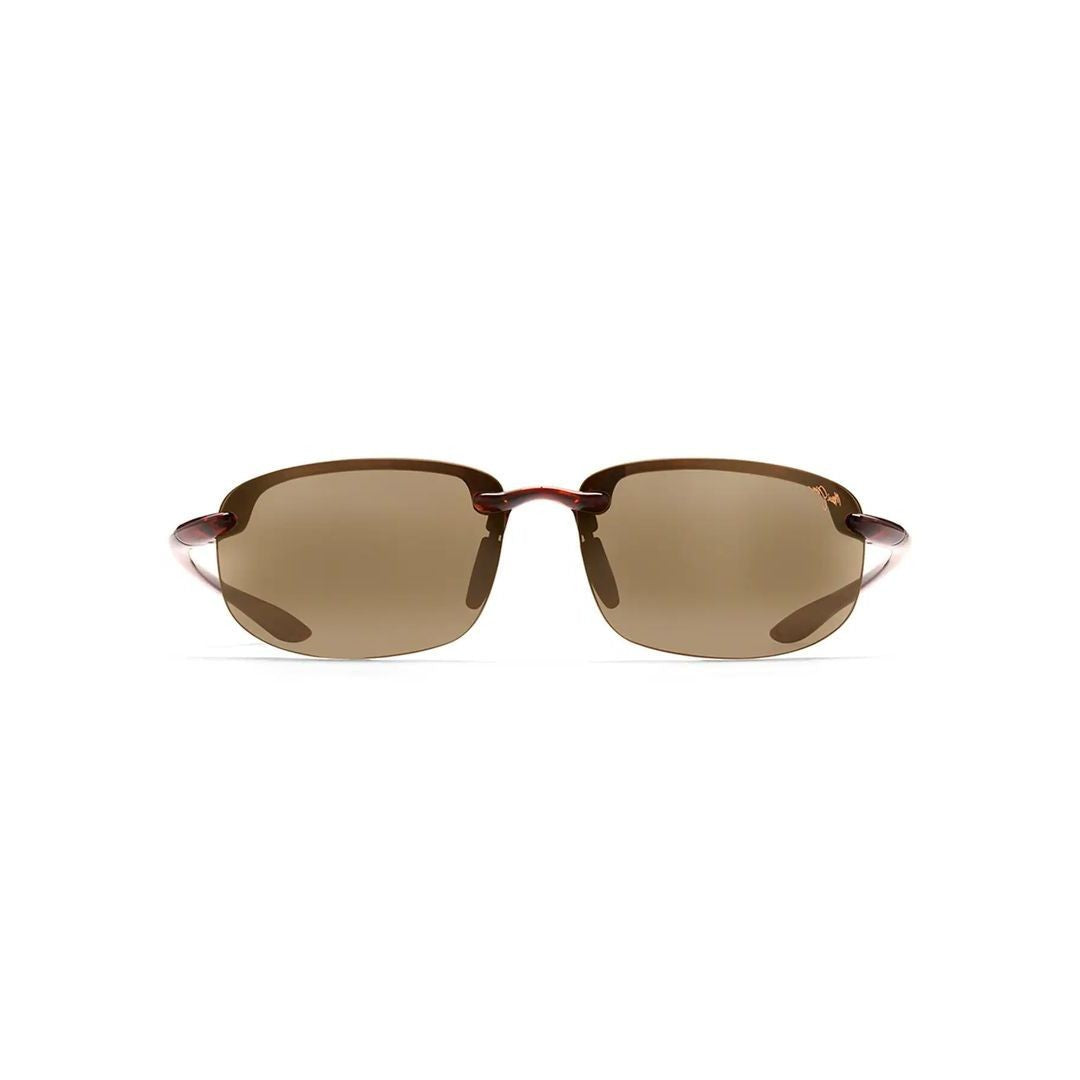 Maui Jim Hookipa Rimless Tortoiseshell Sunglasses With Brown Lenses