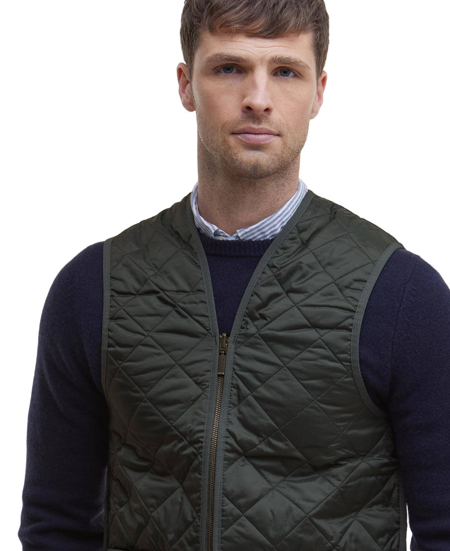 Barbour Quilted Waistcoat With Diamond Pattern