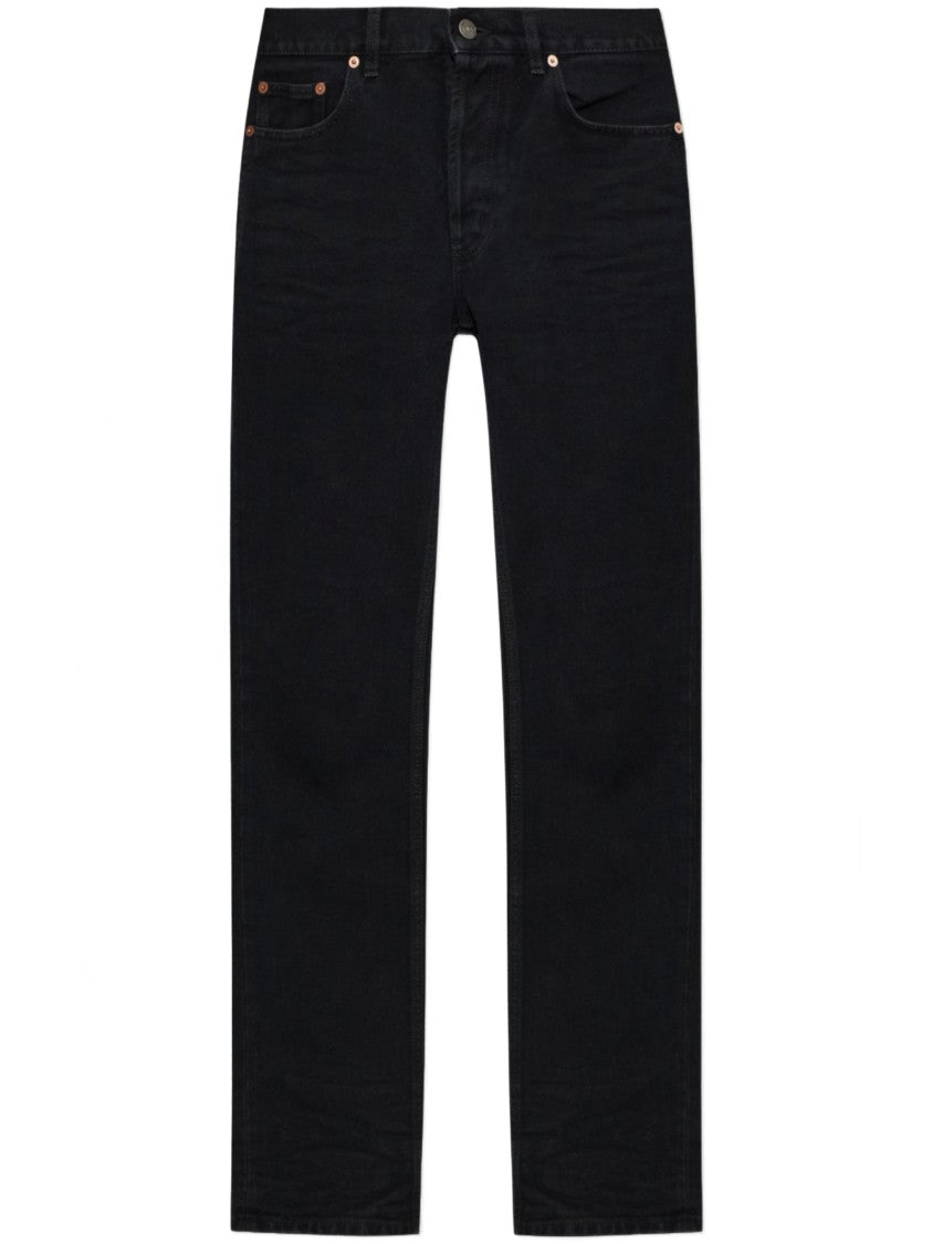Saint Laurent Relax Straight Relaxed Straight-Leg Jeans