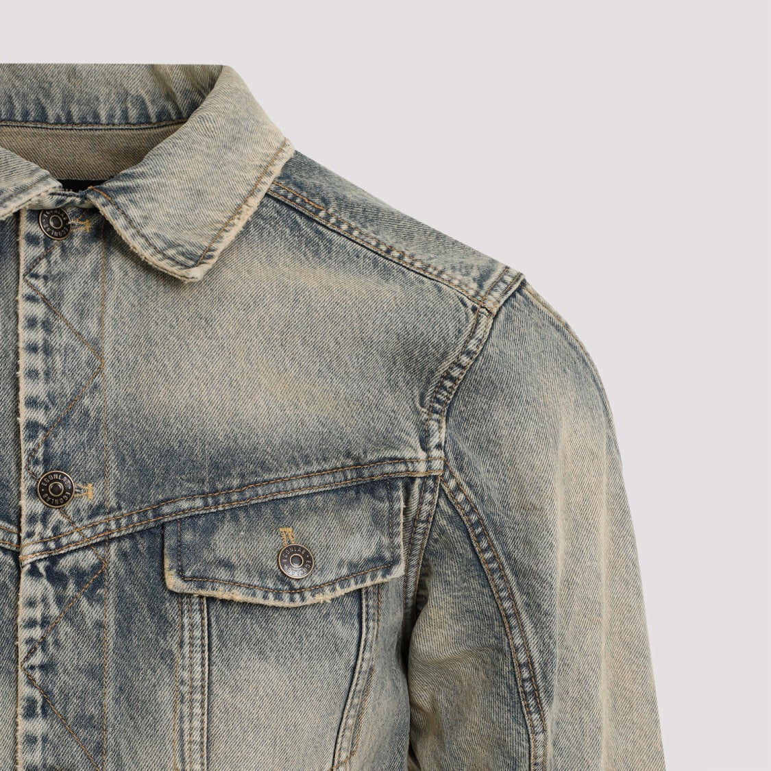 Egonlab Blue Cotton Denim Jacket