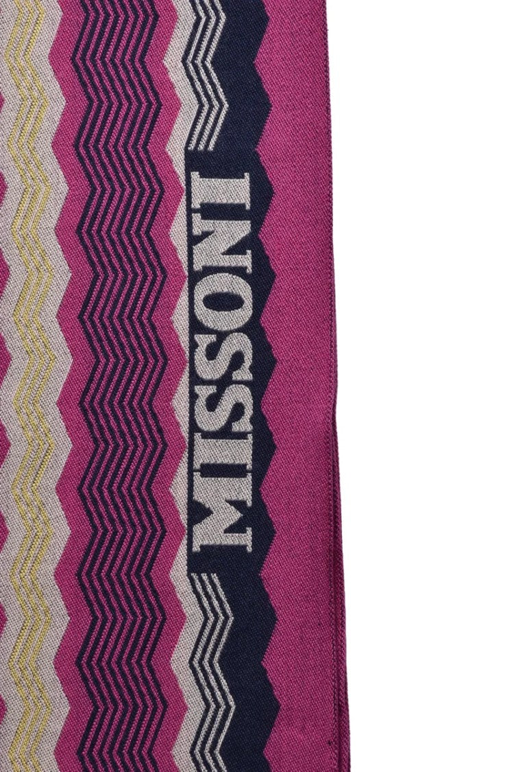 Missoni Fuchsia Wool Scarf