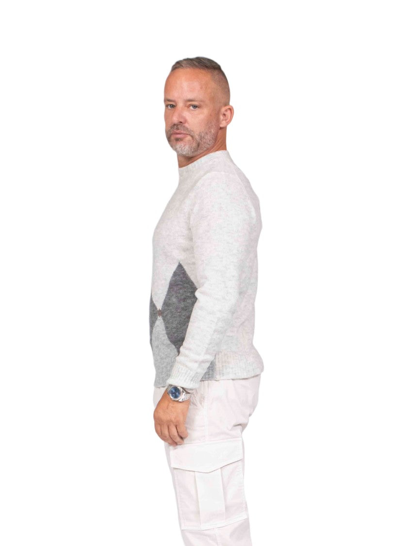 Ballantyne Argyle Crew Neck Sweater