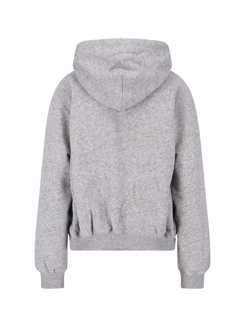 Polo Ralph Lauren Grey Embroidered Logo Cotton Hoodie