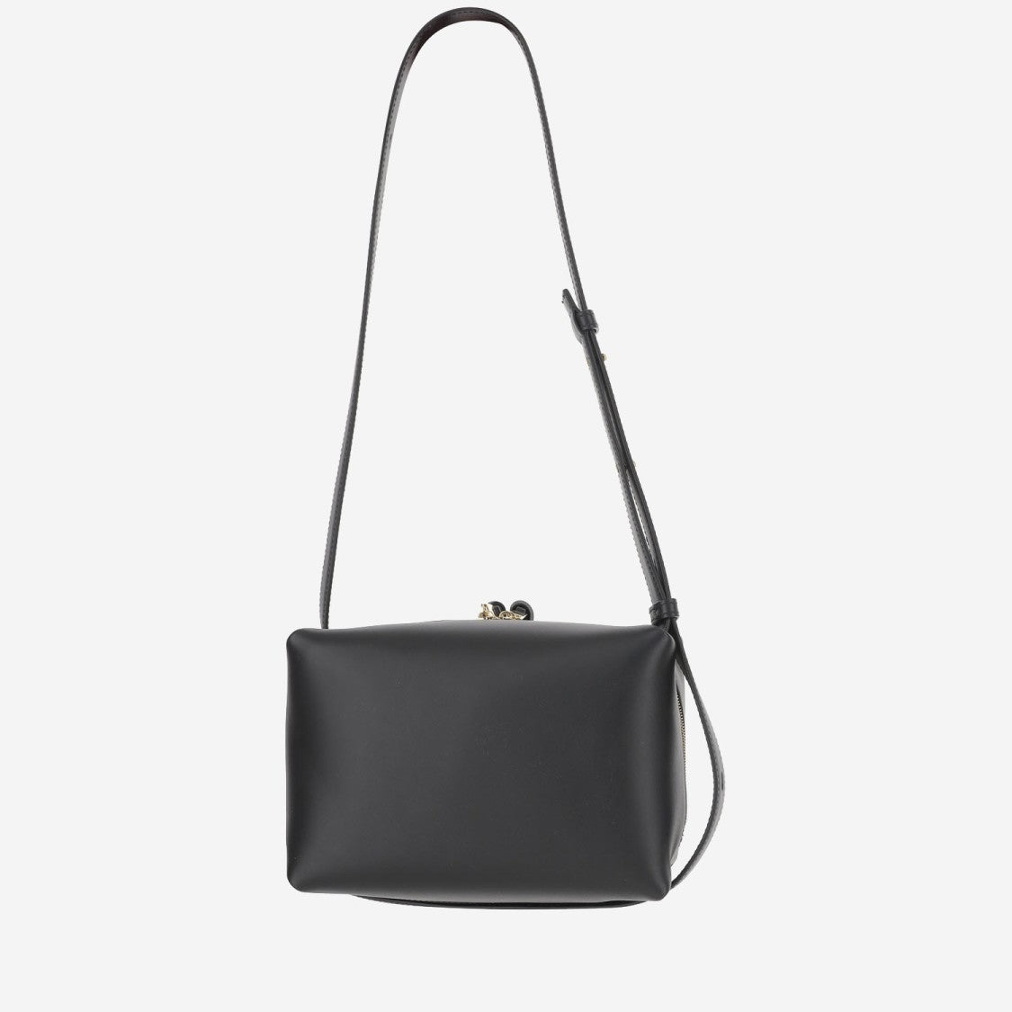 Jil Sander Leather Shoulder Bag With Logo