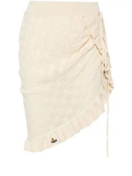 Vivienne Westwood Textured Mini Skirt With Hem