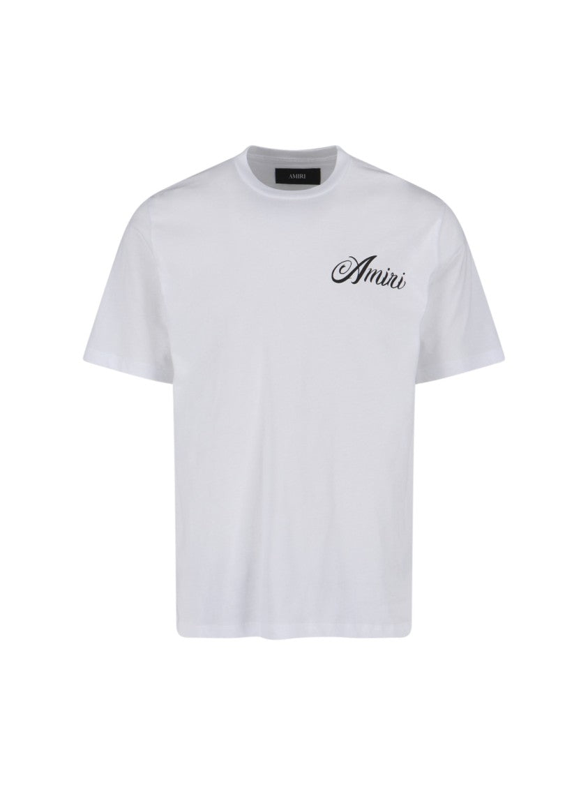 Amiri "Mountain" Logo T-Shirt – White