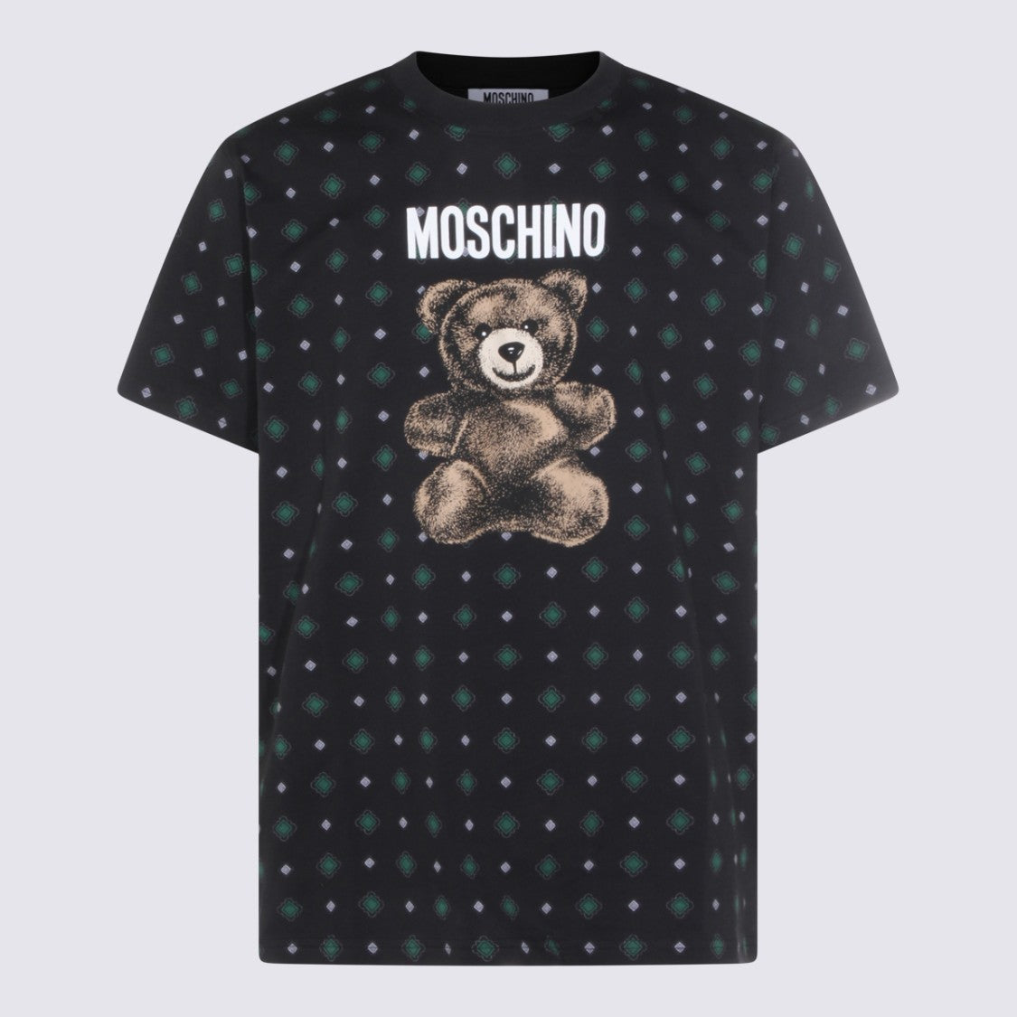 Moschino Cotton T-Shirt With Graphic Teddy Bear Design