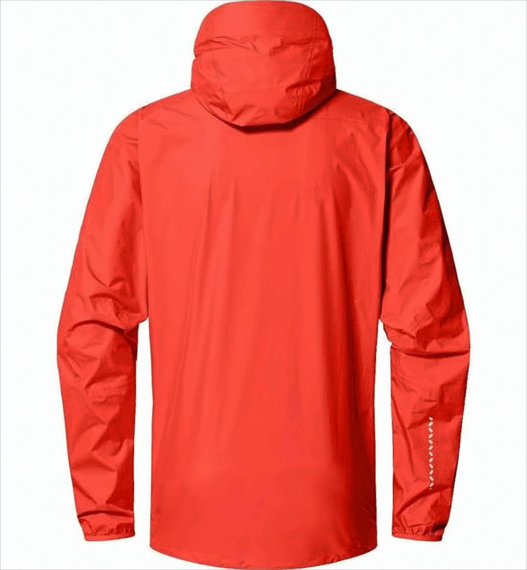 Haglöfs Red Polyamide Jacket With Hood