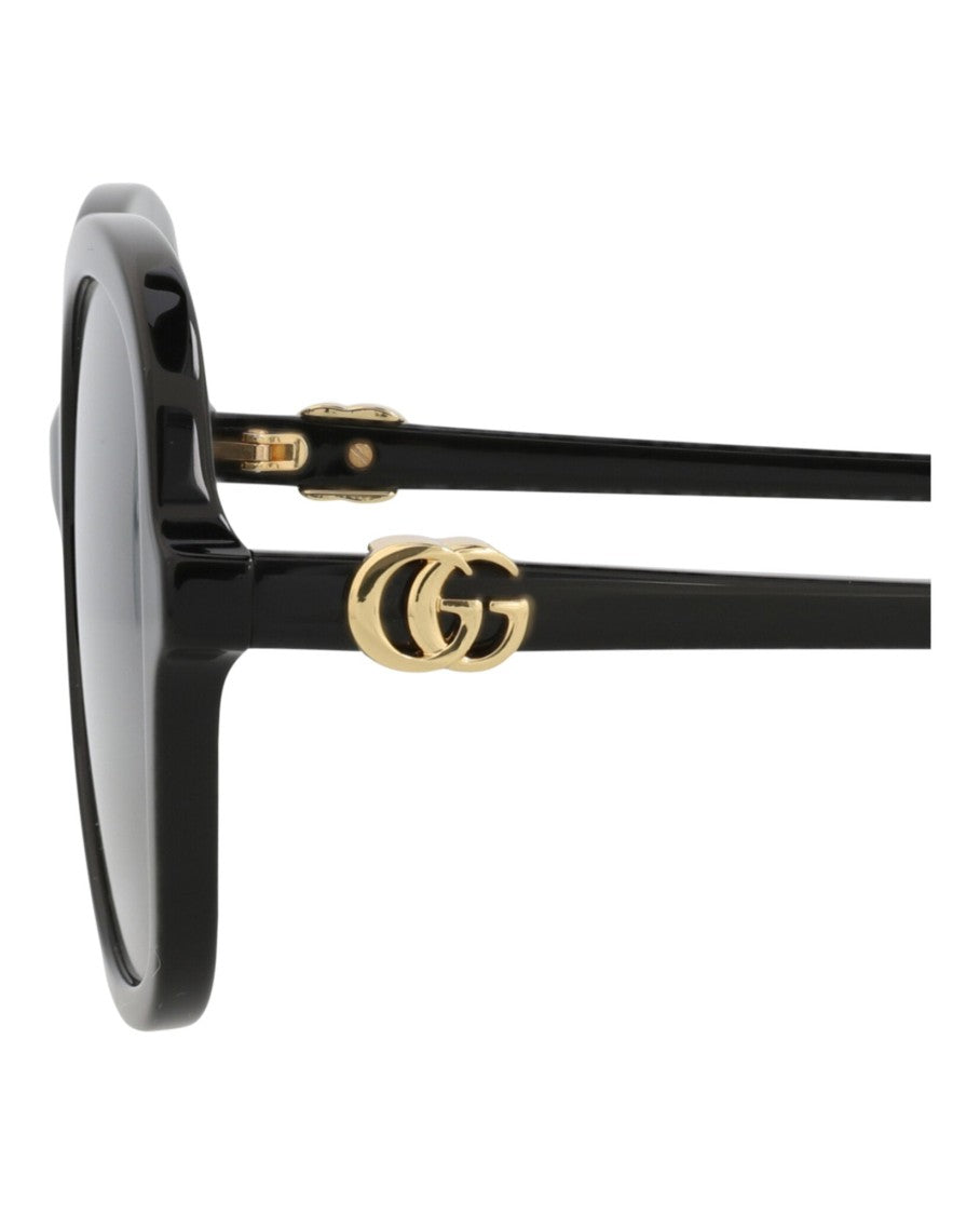 Gucci Round-Frame Acetate Sunglasses
