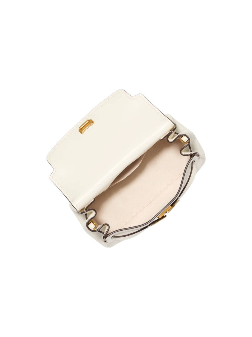 Michael Kors Elongated Rectangular Flap Shoulder Bag With Top Handle