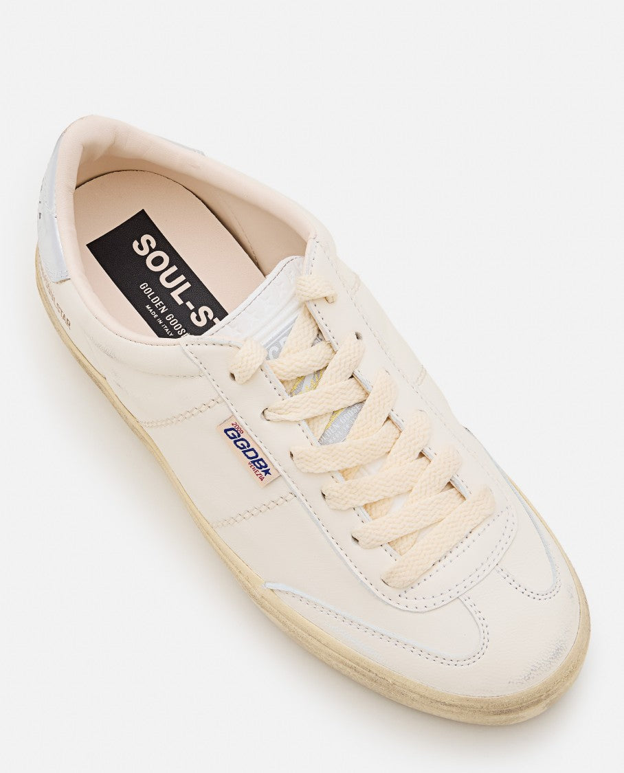 Golden Goose White Soul-Star Sneakers