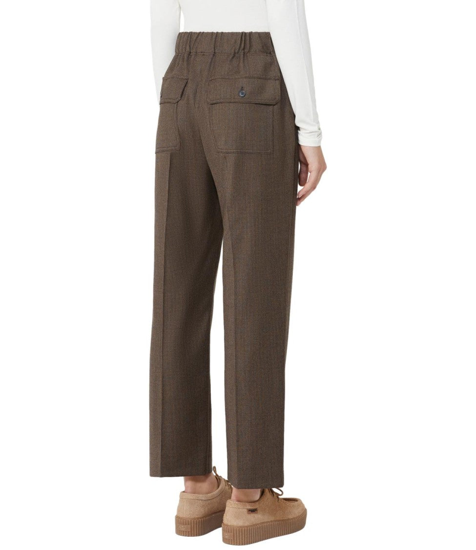 Max Mara Classic Straight-Leg Pants With Elastic Waistband