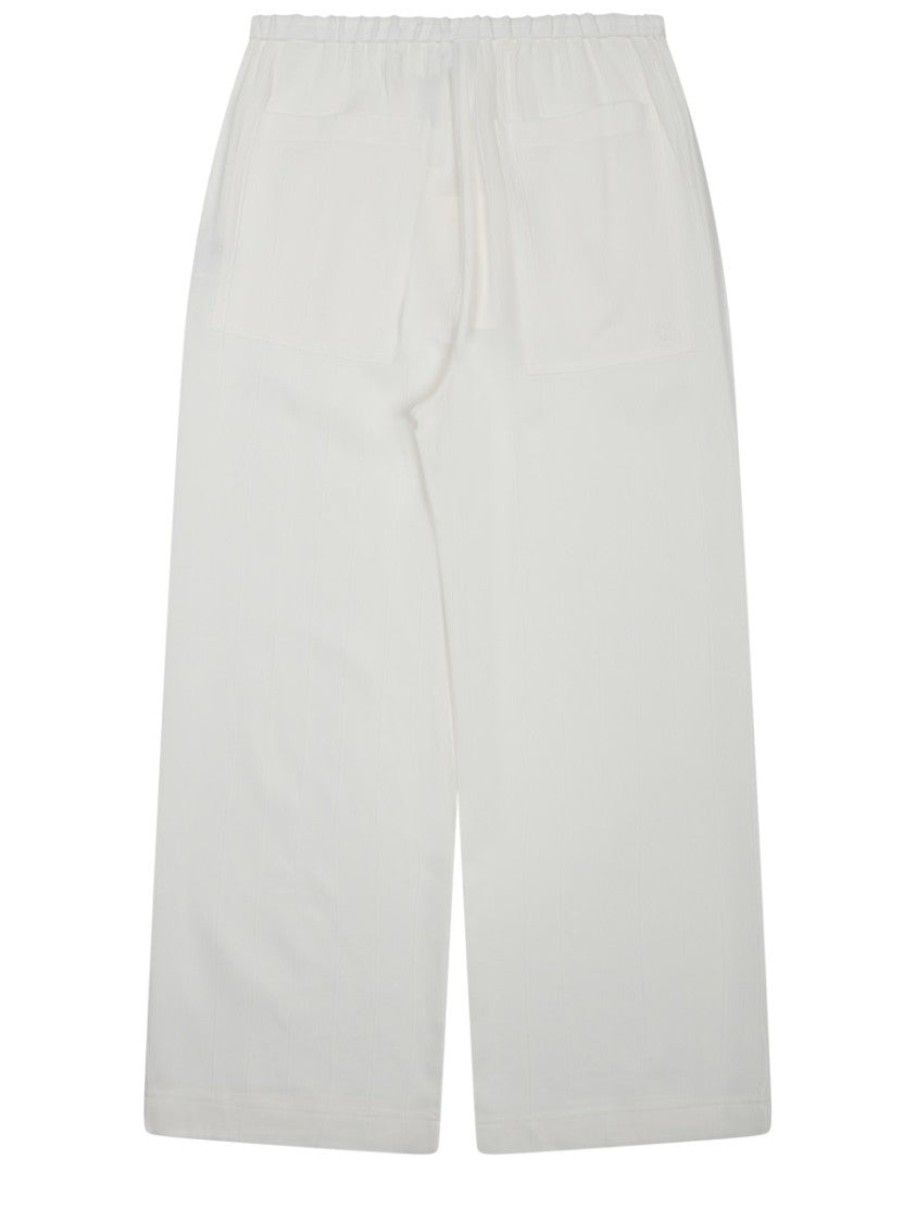 Totême High-Waisted Wide-Leg Pants With Drawstring Waist