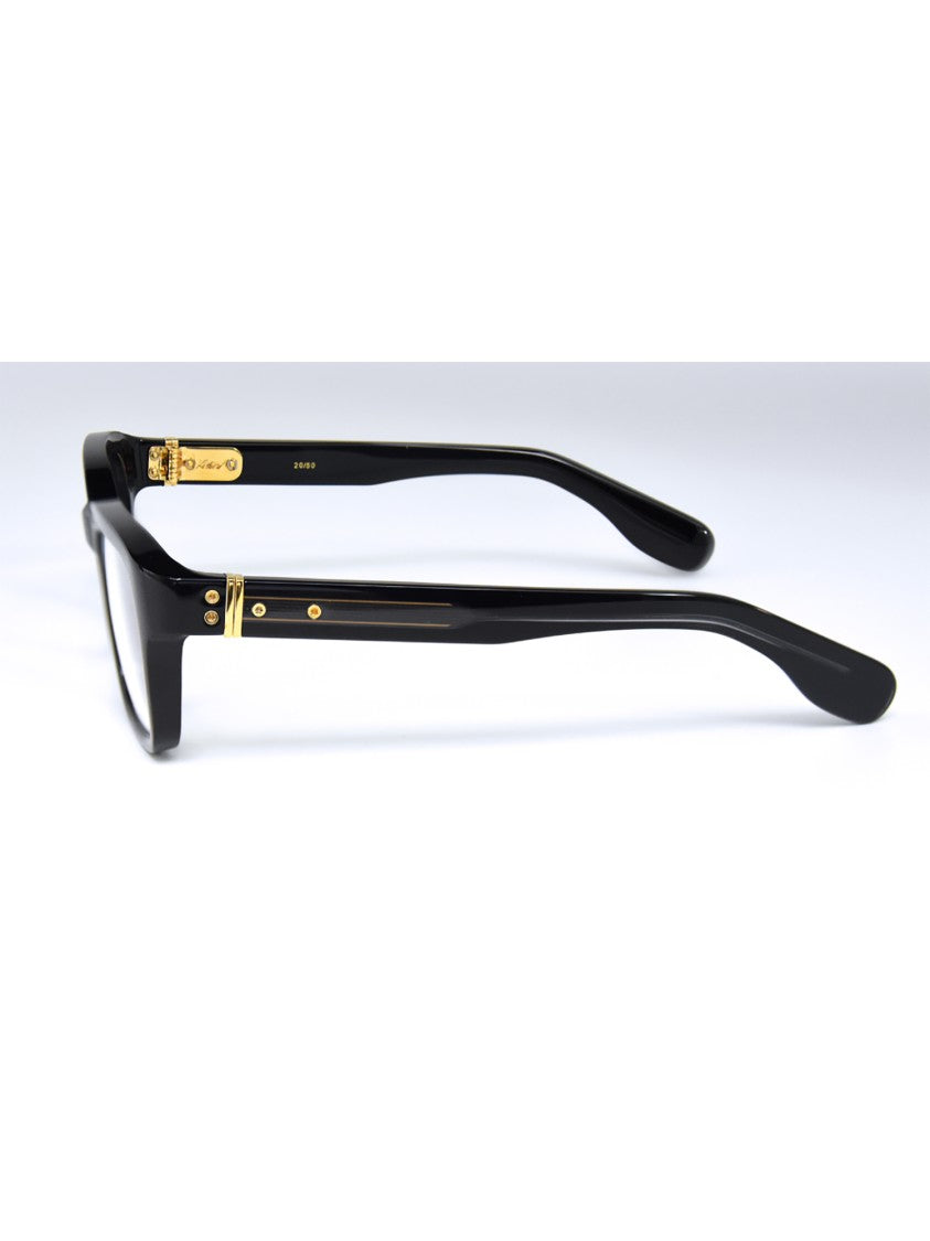 Kiurv Rectangular Black Acetate Optical Frames