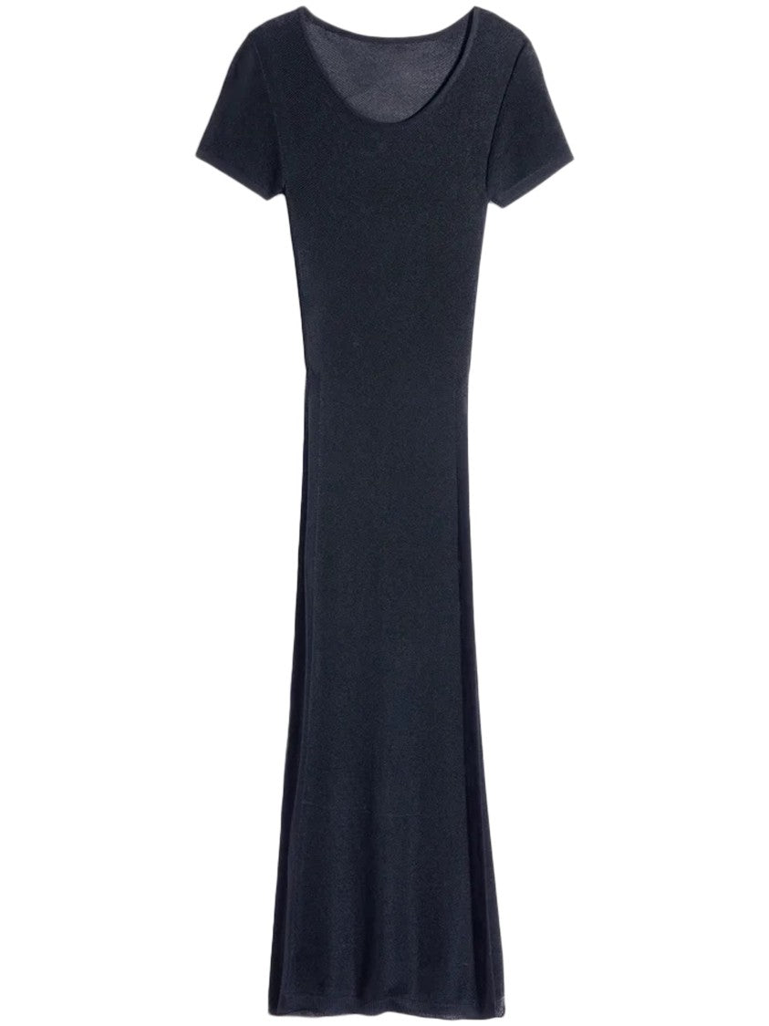 Lemaire Ankle-Length Column Dress With Textured Panels