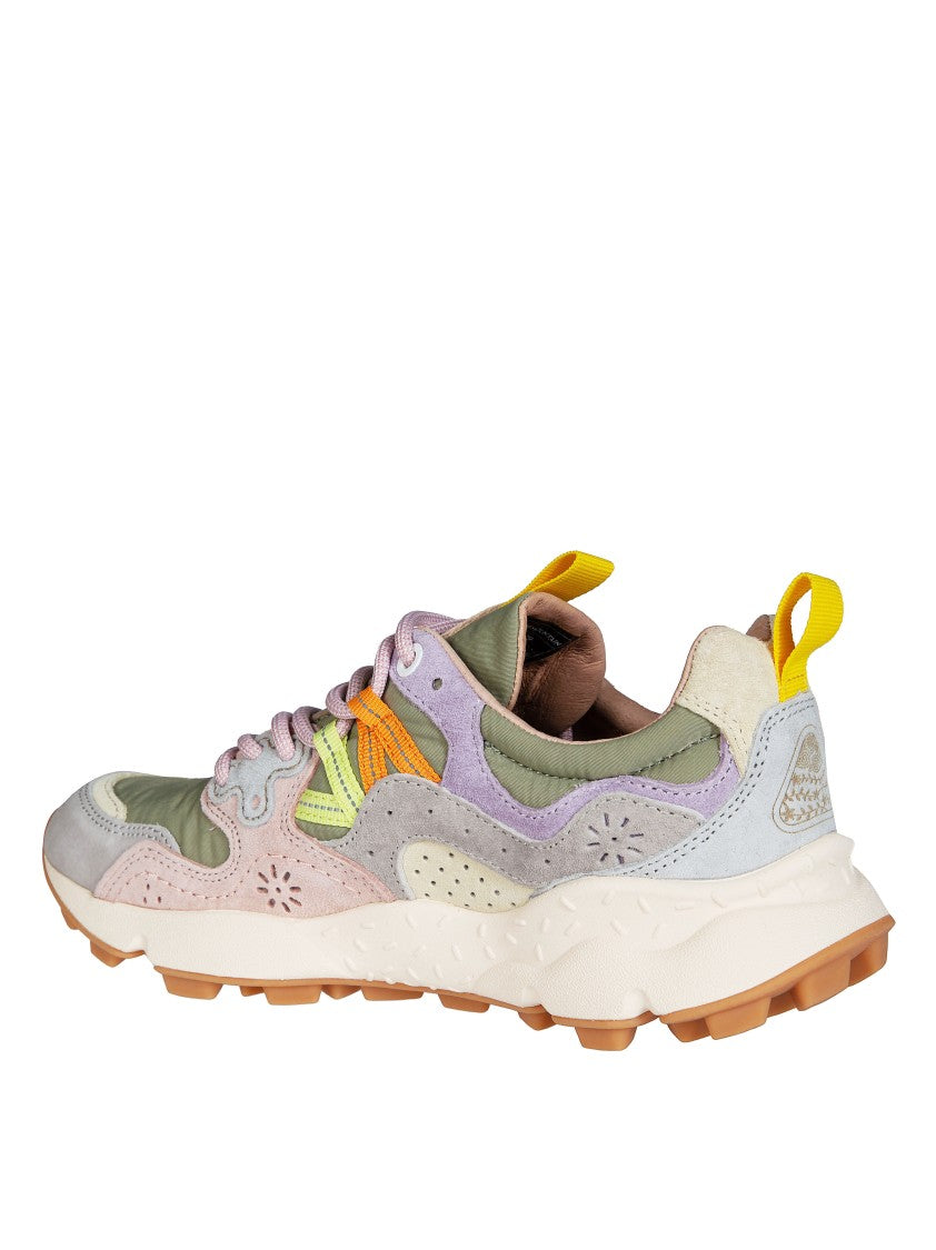 Flower Mountain Green Yamano 3 Pig Nubuck Sneakers