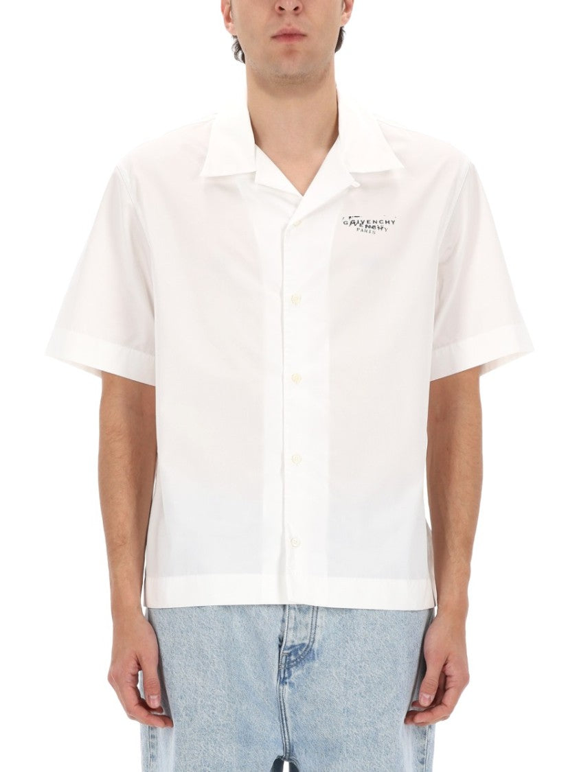 Givenchy Distressed Back Logo Shirt
