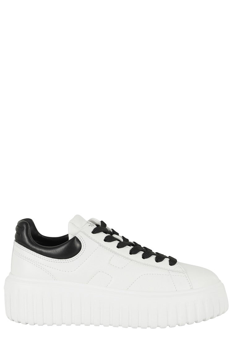 Hogan H Stripes Lace-Up Sneakers