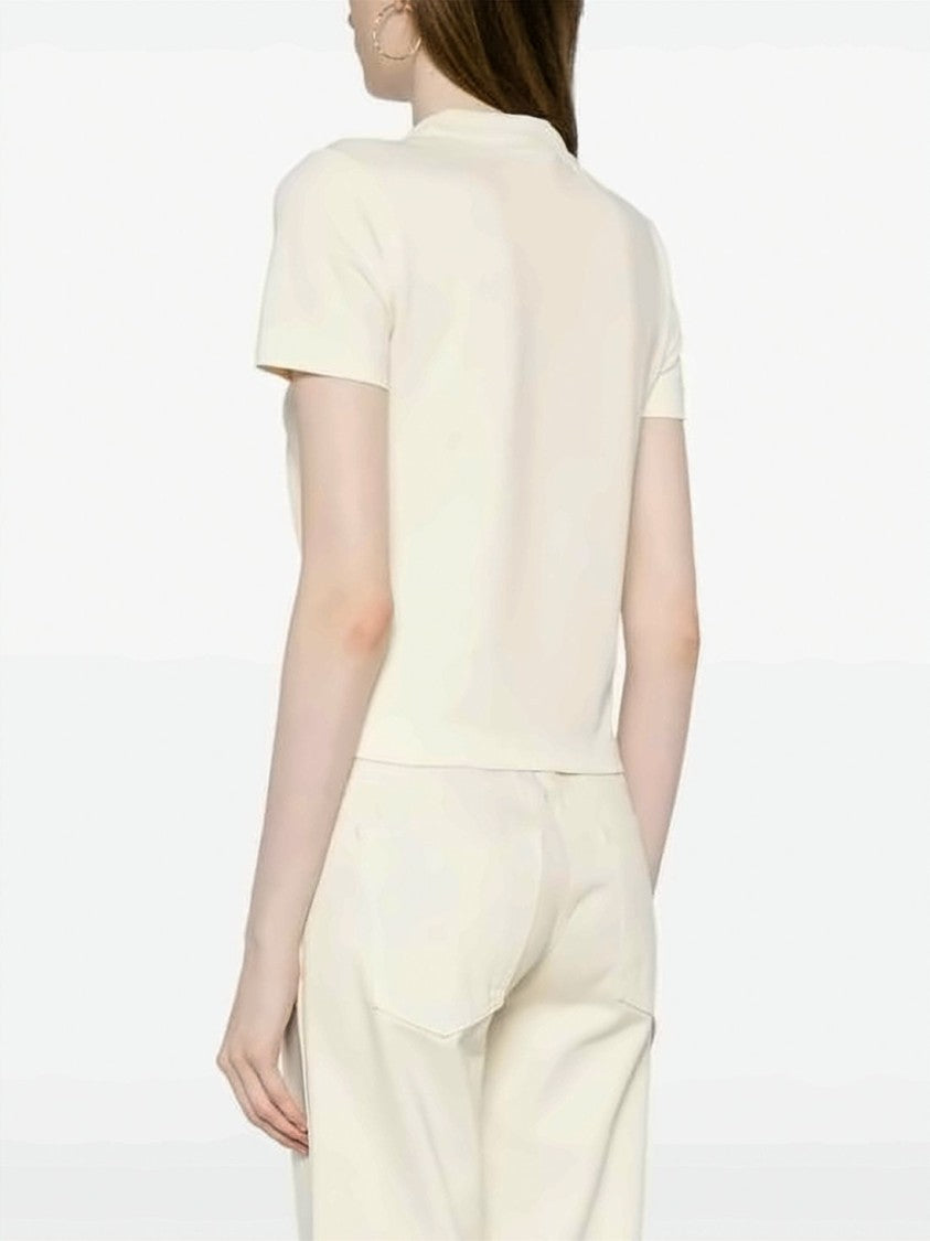 Jacquemus Cropped Crew Neck T-Shirt