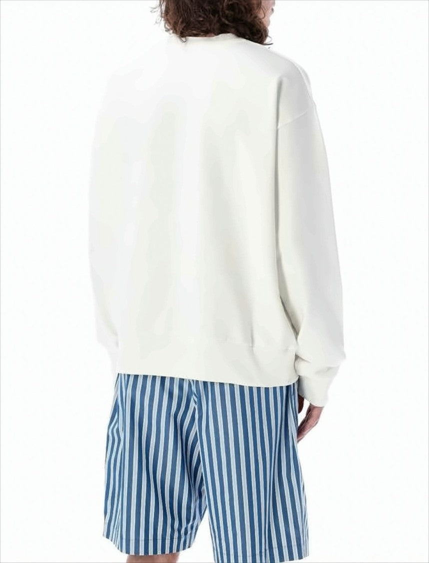 Marni Relaxed-Fit Long-Sleeve Sweatshirt With Multicolored Geometric Print