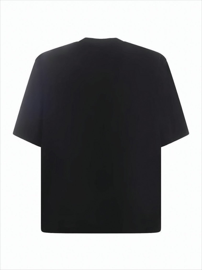 Marni Relaxed Fit Black T-Shirt With Bold Graphic Print