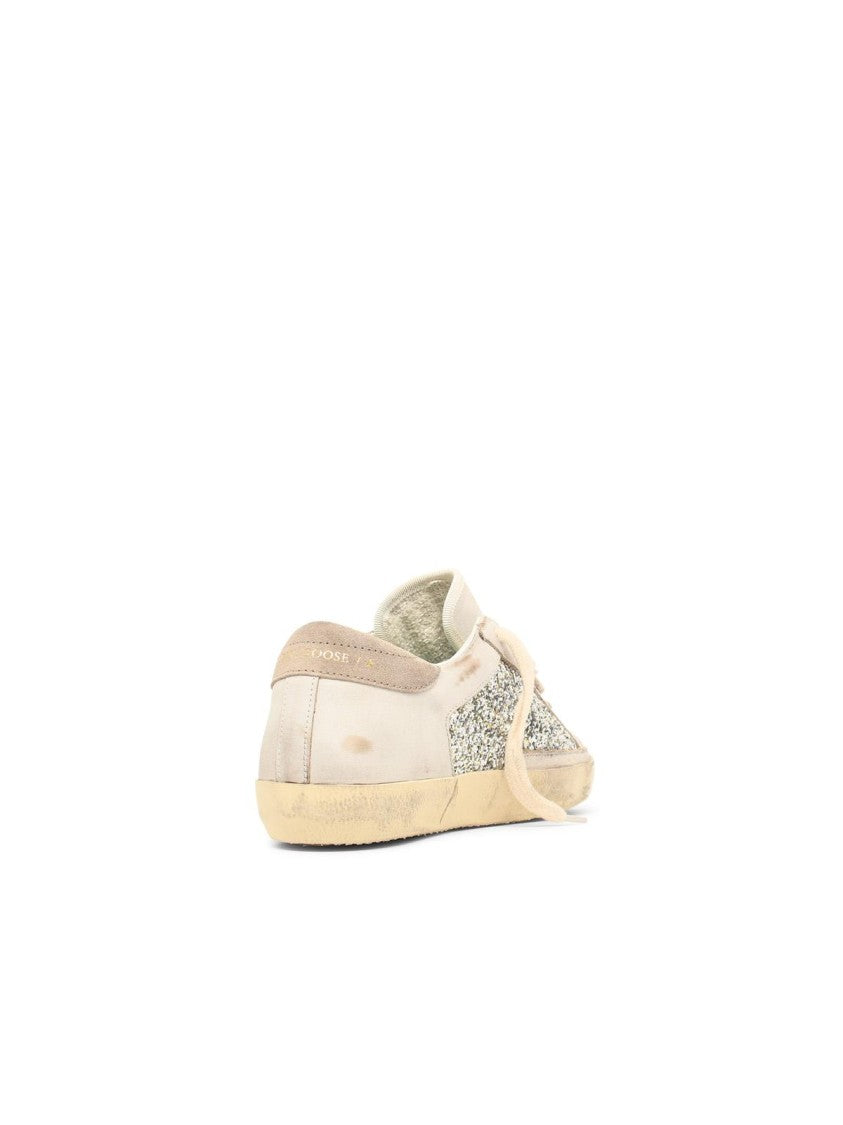 Golden Goose White Super Star Leather Sneakers
