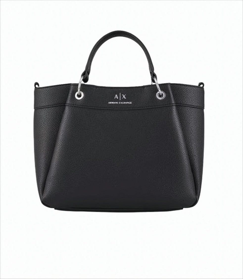 Armani Exchange Structured Shoulder Bag With Removable Gradient Strap