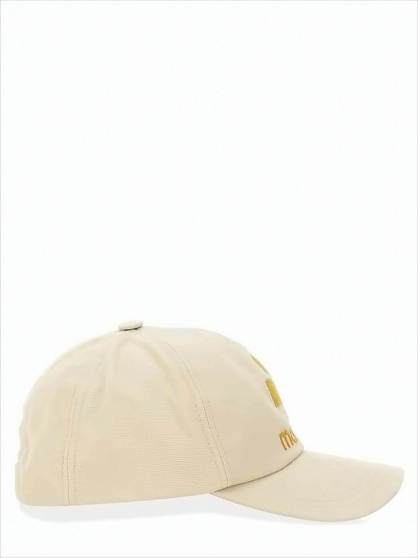 Isabel Marant Classic Cotton Baseball Cap With Embroidered Logo