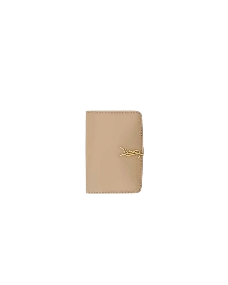 Saint Laurent Compact Calf Leather Wallet