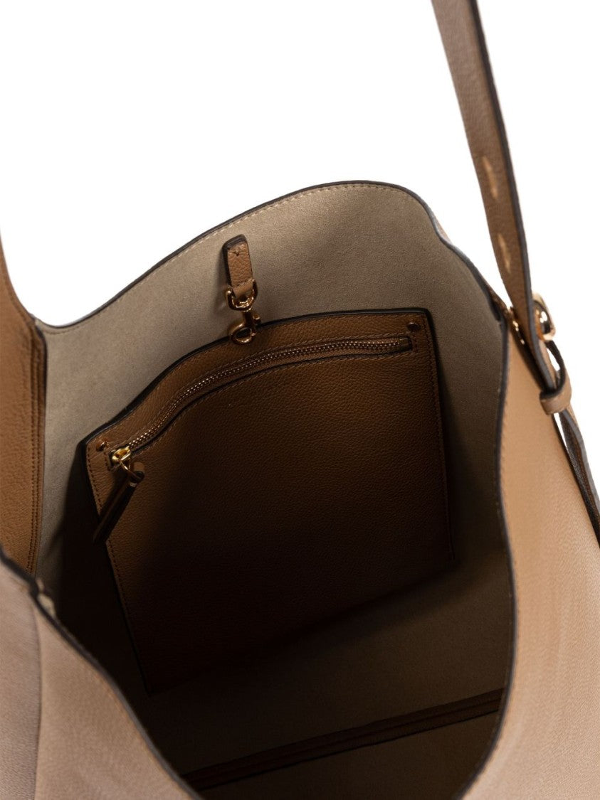 Tory Burch Light Brown Shoulder Bag With Adjustable Handle