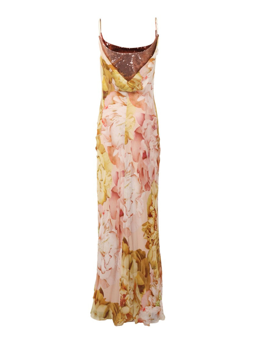 floral maxi dress pastel Lace Ruffle Simply Grace Boutique Bloom with grace in the Bellaria chiffon maxi Clips Pastel Floral Sequined Maxi